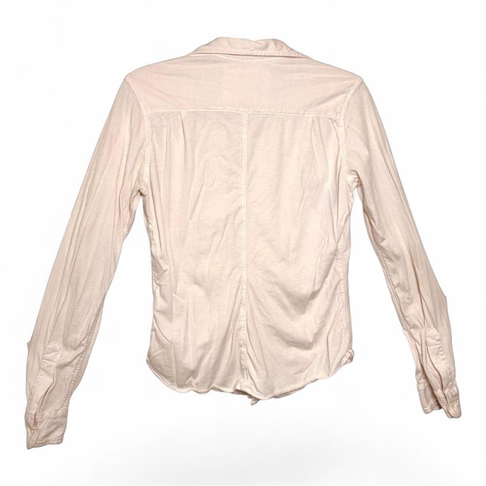 Frank & Eileen Rose Pink Tee Lab Barry Button Up Shirt Minimalist XS - Picture 5 of 9